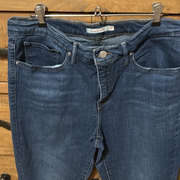 Levi's Women's 311 Skinny Jeans - Dark Blue size 33 - Picture 3 of 7